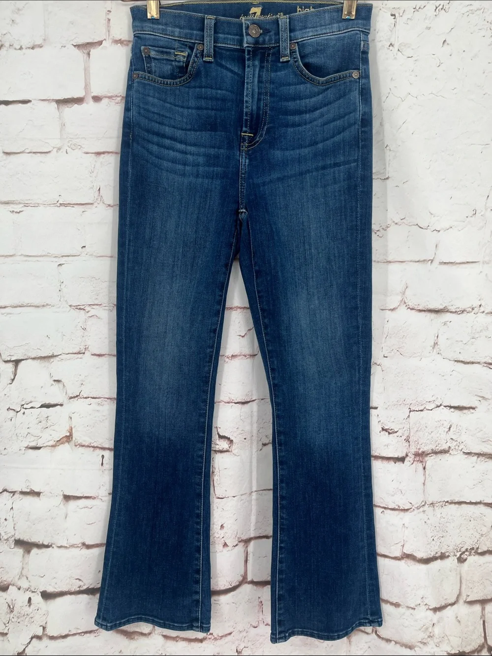 7FAM “High Waist Slim Kick”, Size 24
